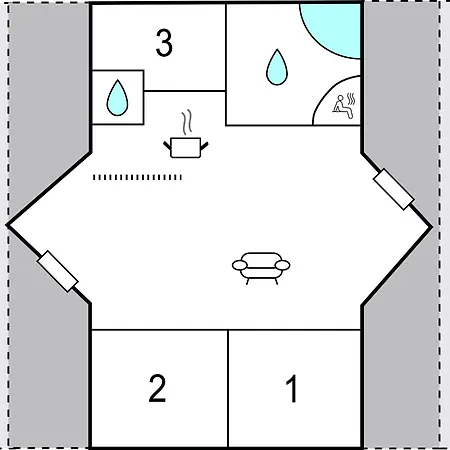 Semesterbostad Egelunden I Ansager